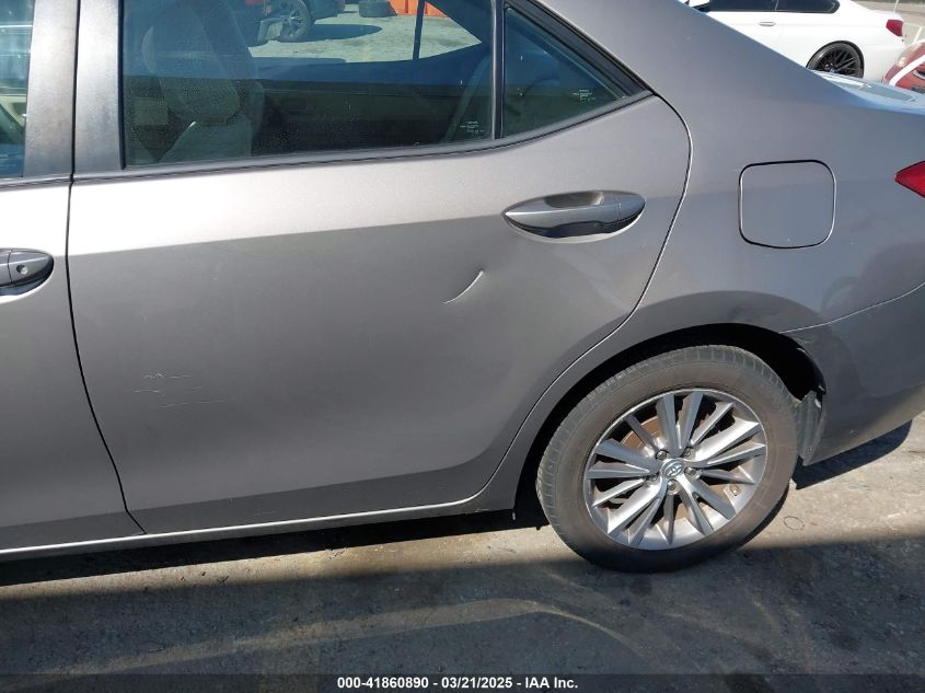 2015 Toyota Corolla Le Plus VIN: 5YFBURHEXFP214980 Lot: 41860890