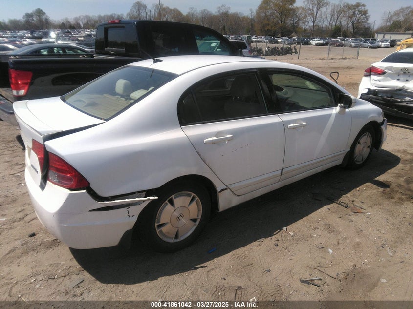 2007 HONDA CIVIC HYBRID VIN: JHMFA36227S019213