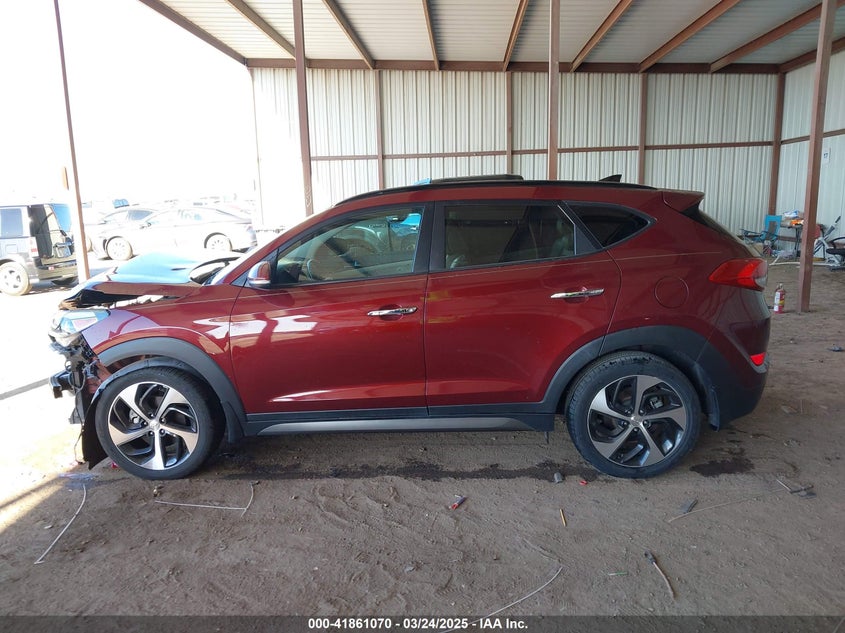 2016 HYUNDAI TUCSON LIMITED - KM8J33A21GU069937
