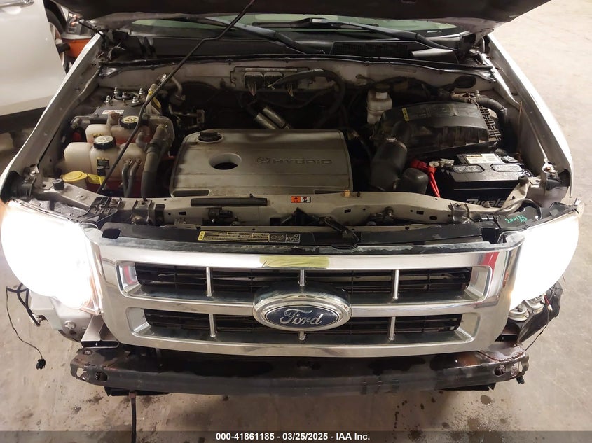 2011 FORD ESCAPE HYBRID VIN: 1FMCU4K39BKB98189