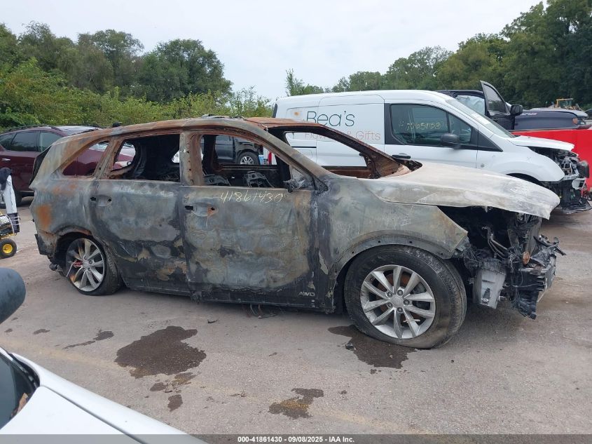 2018 Kia Sorento 2.4L Lx VIN: 5XYPGDA37JG376152 Lot: 41861430