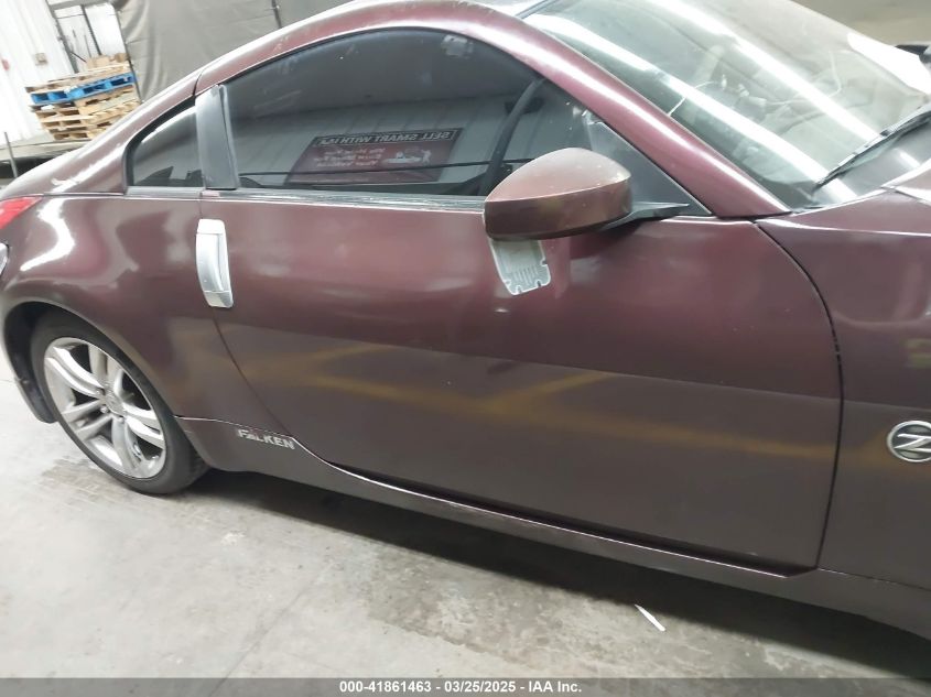 2006 Nissan 350Z Enthusiast VIN: JN1AZ34D36M307062 Lot: 41861463