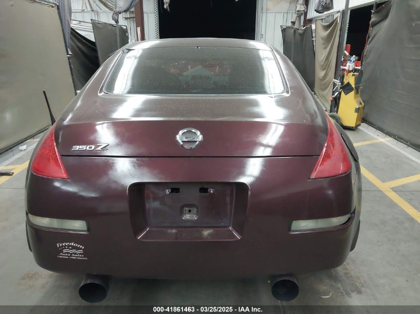 2006 Nissan 350Z Enthusiast VIN: JN1AZ34D36M307062 Lot: 41861463