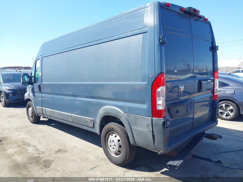 2018 Ram Promaster 2500 High Roof 159 Wb VIN: 3C6TRVDG3JE160638 Lot: 41861811