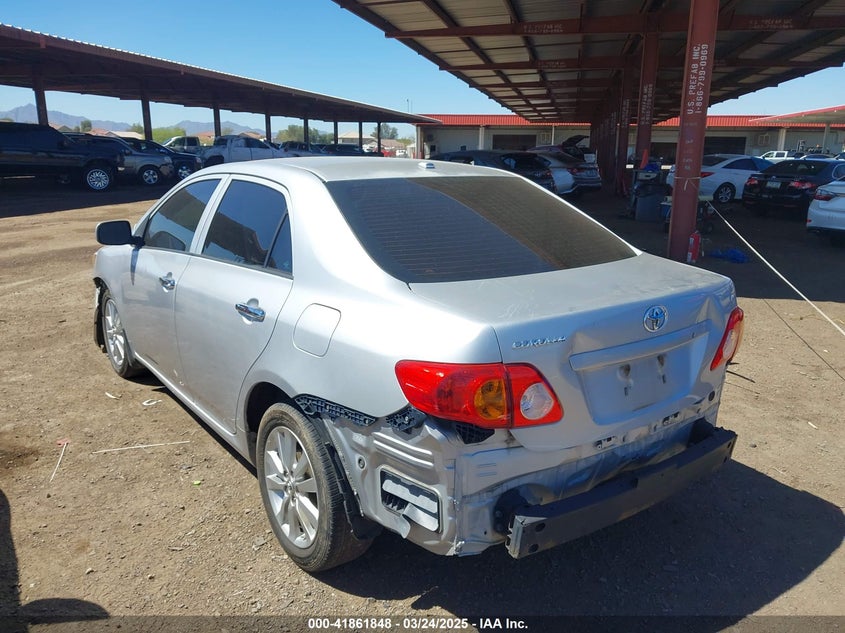 2009 TOYOTA COROLLA VIN: 2T1BU40E89C137514