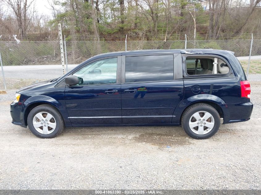 2013 Dodge Grand Caravan Se VIN: 2C4RDGBGXDR571537 Lot: 41863390