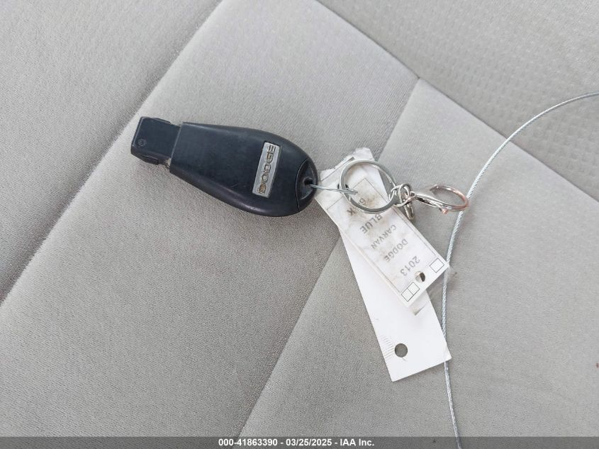 2013 Dodge Grand Caravan Se VIN: 2C4RDGBGXDR571537 Lot: 41863390