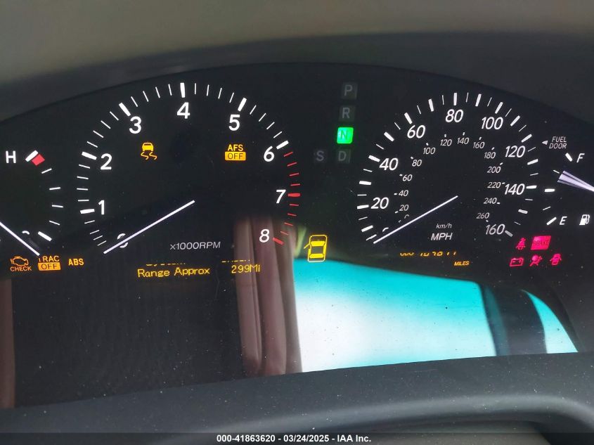 2005 Lexus Ls 430 VIN: JTHBN36F255015647 Lot: 41863620