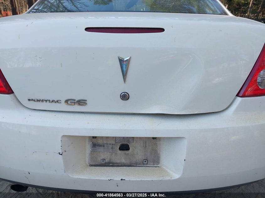 2008 PONTIAC G6 VIN: 1G2ZF57B284297954