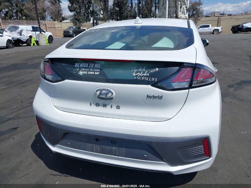 2020 Hyundai Ioniq Hybrid Limited VIN: KMHC05LC3LU233962 Lot: 41864980