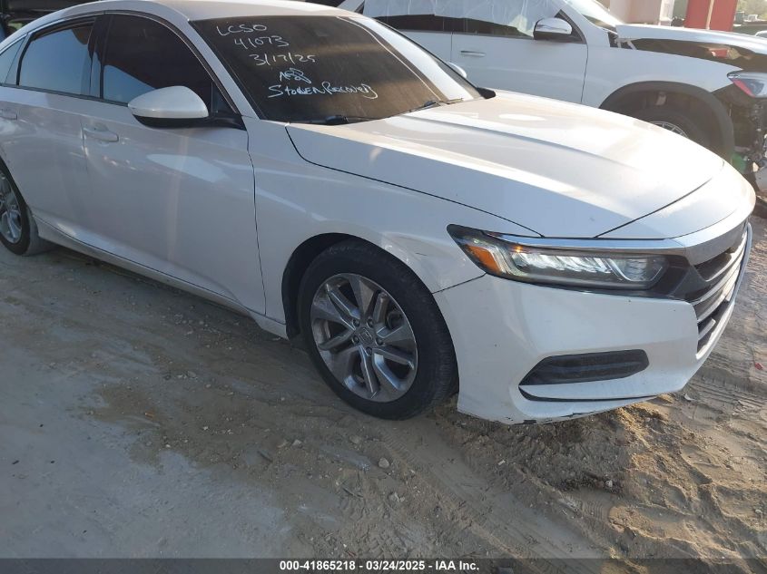 2018 Honda Accord Lx VIN: 1HGCV1F1XJA233465 Lot: 41865218