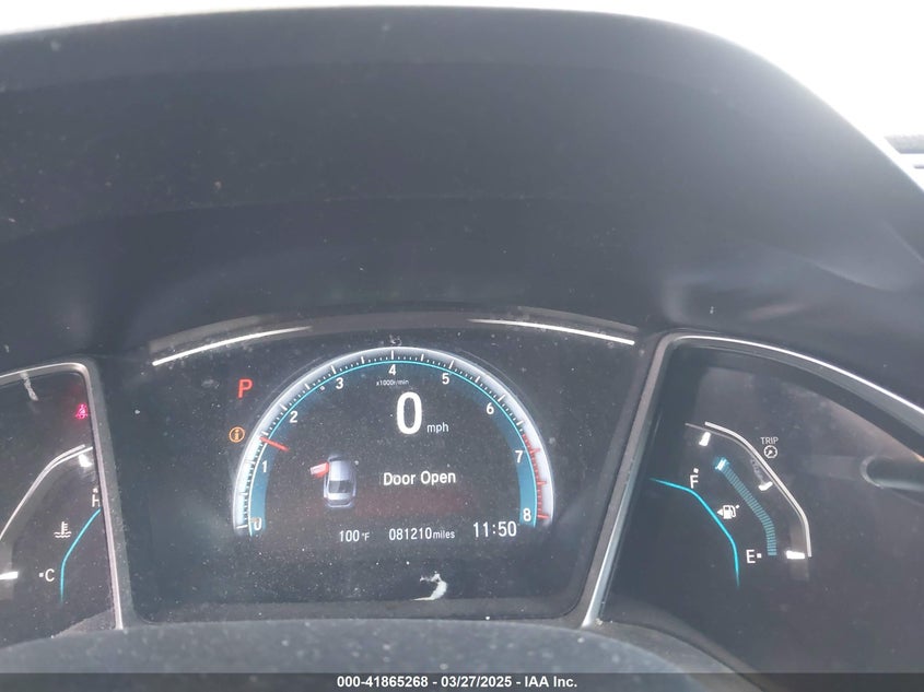 2018 HONDA CIVIC VIN: 2HGFC2F71JH577216