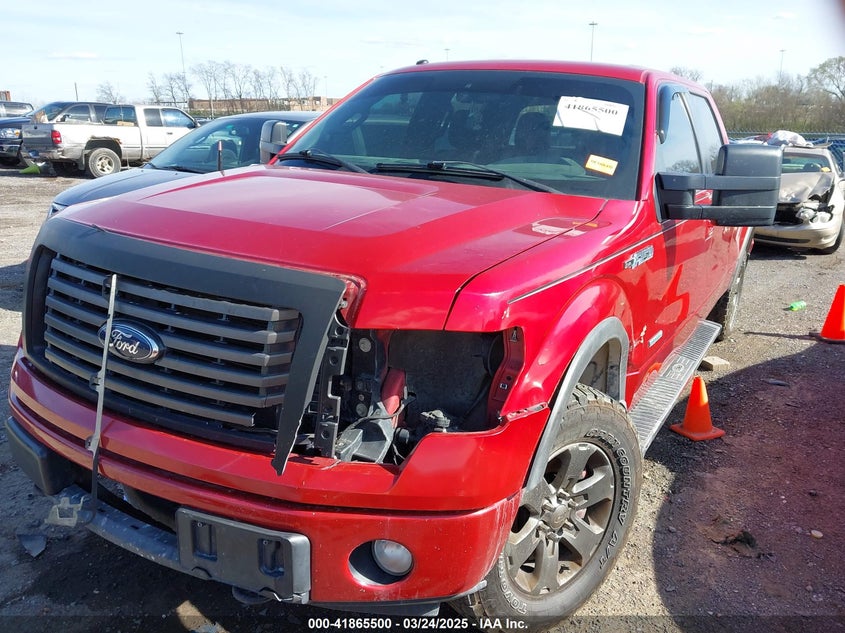 2012 FORD F-150 VIN: 1FTFW1ET3CKD40575