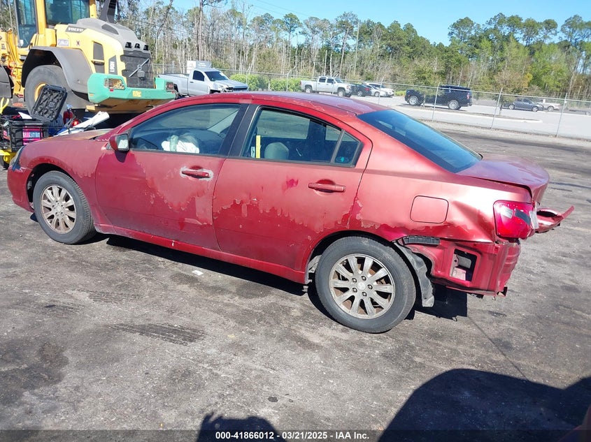 2009 MITSUBISHI GALANT VIN: 4A3AB36F99E010292