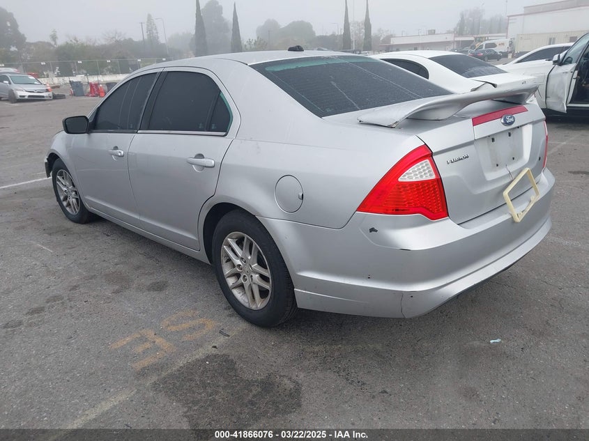 2012 FORD FUSION VIN: 3FAHP0GA4CR276463