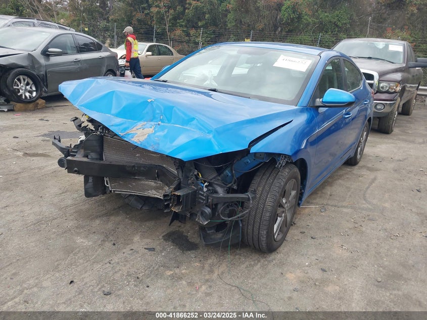 2017 HYUNDAI ELANTRA VIN: KMHD84LF0HU191288