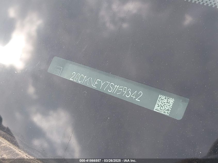 2025 Chevrolet Silverado 2500Hd 4Wd Standard Bed Lt VIN: 2GC1KNEY7S1159342 Lot: 41866557
