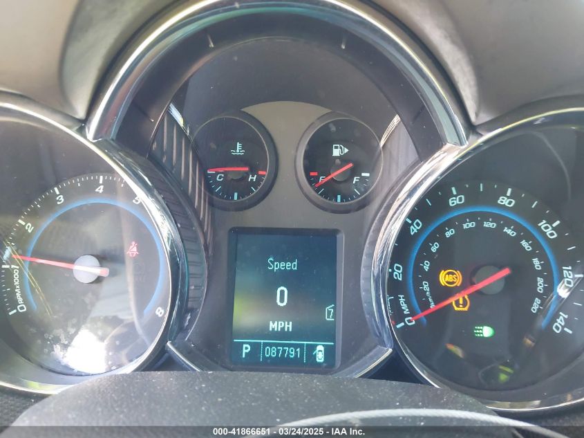 2011 Chevrolet Cruze 1Lt VIN: 1G1PF5S91B7207182 Lot: 41866651