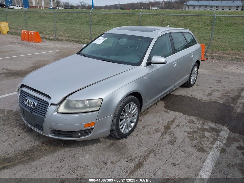 2007 Audi A6 3.2 Avant blue wagon gasoline WAUKH94F27N130456 photo #3