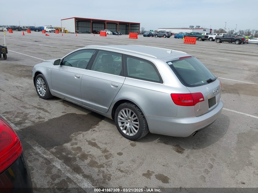 2007 Audi A6 3.2 Avant blue wagon gasoline WAUKH94F27N130456 photo #4
