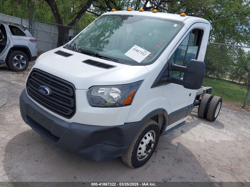 2018 Ford Transit-350 Cab VIN: 1FDRS6ZM7JKA30124 Lot: 41867322