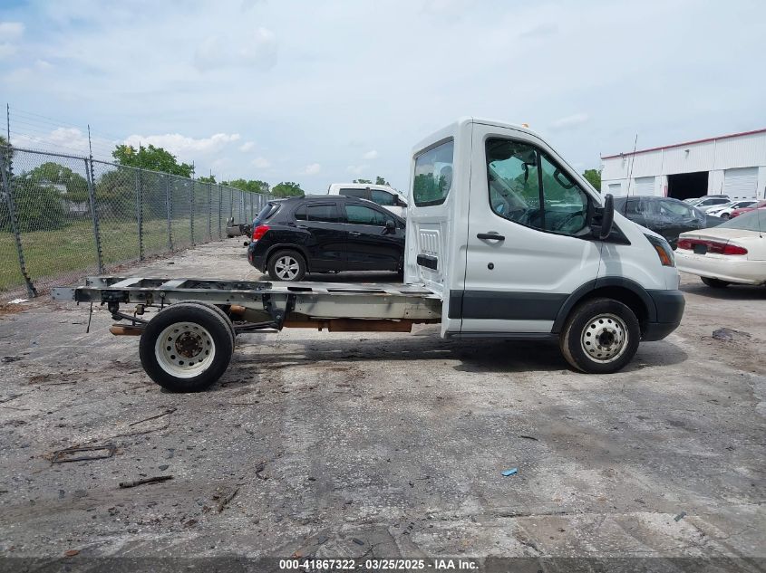 2018 Ford Transit-350 Cab VIN: 1FDRS6ZM7JKA30124 Lot: 41867322