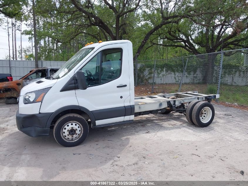 2018 Ford Transit-350 Cab VIN: 1FDRS6ZM7JKA30124 Lot: 41867322