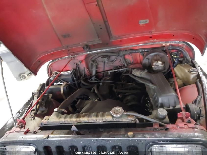 1991 Jeep Wrangler / Yj S VIN: 2J4FY19P5MJ131583 Lot: 41867526