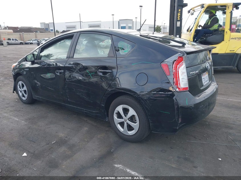 2013 TOYOTA PRIUS VIN: JTDKN3DU2D1714155