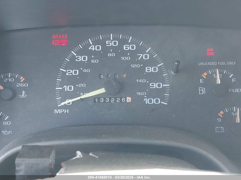 1997 Chevrolet Blazer Ls VIN: 1GNDT13W7V2147711 Lot: 41868010