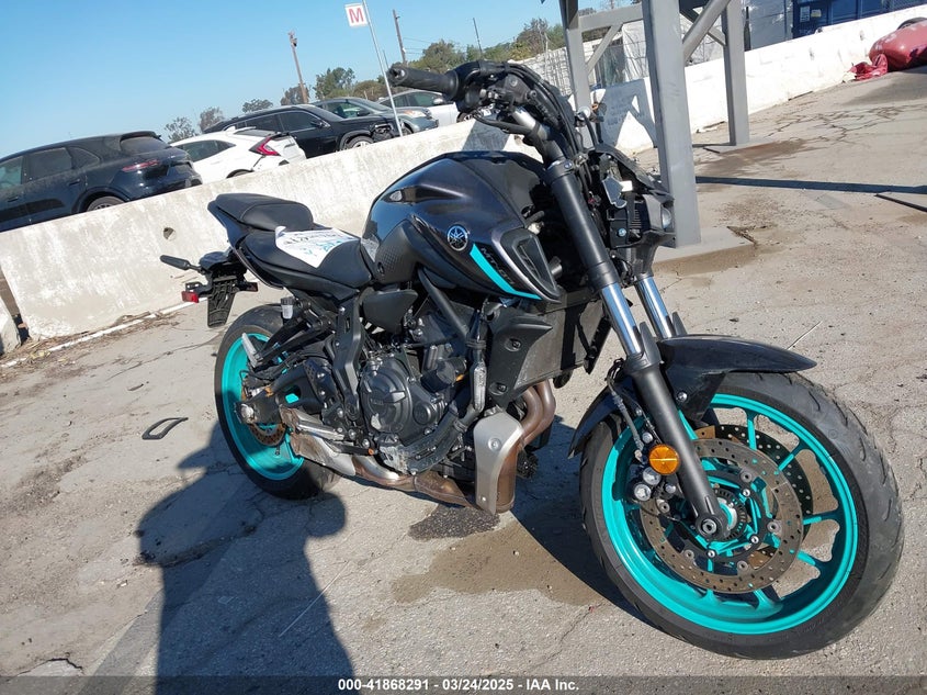 2024 Yamaha Mt07 C grey null gasoline JYARM32Y8RA001948 photo #1