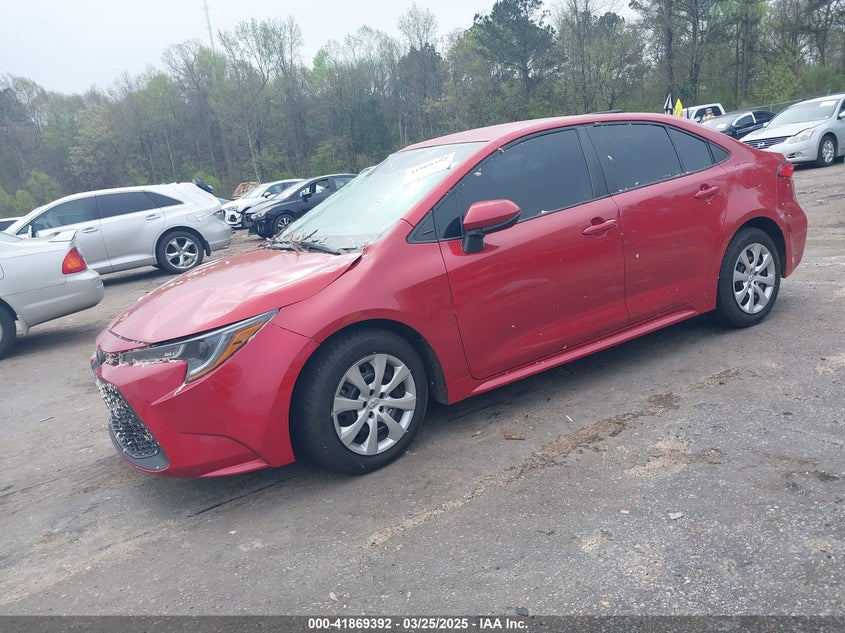 2020 TOYOTA COROLLA VIN: 5YFEPRAE2LP104015