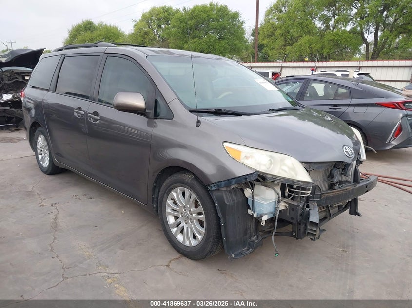 Vin: 5tdyk3dc1bs136012, lot: 42360856, toyota sienna xle v6 20111