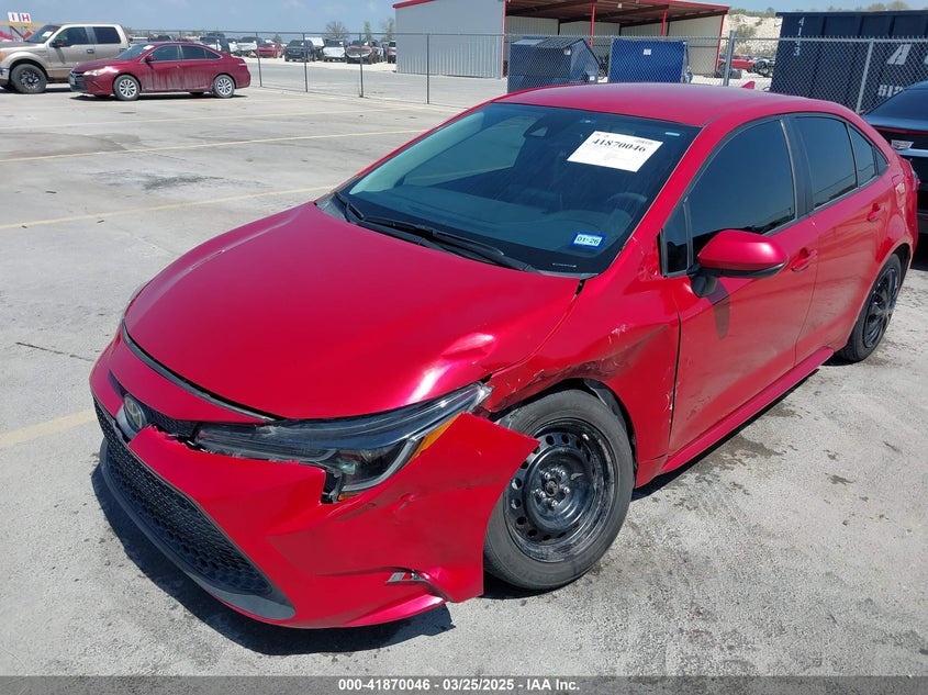 VIN 5YFEPMAE1MP167563 2021 TOYOTA COROLLA LE