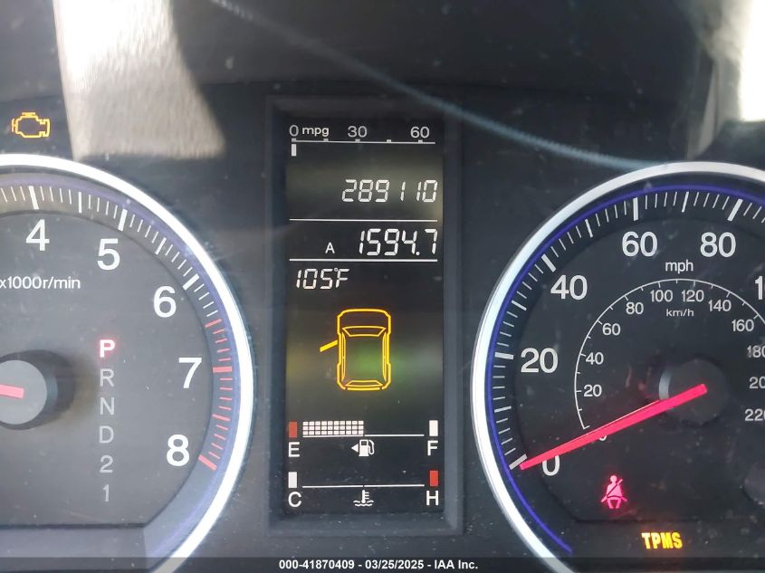 2008 Honda Cr-V Ex VIN: 5J6RE48598L032725 Lot: 41870409