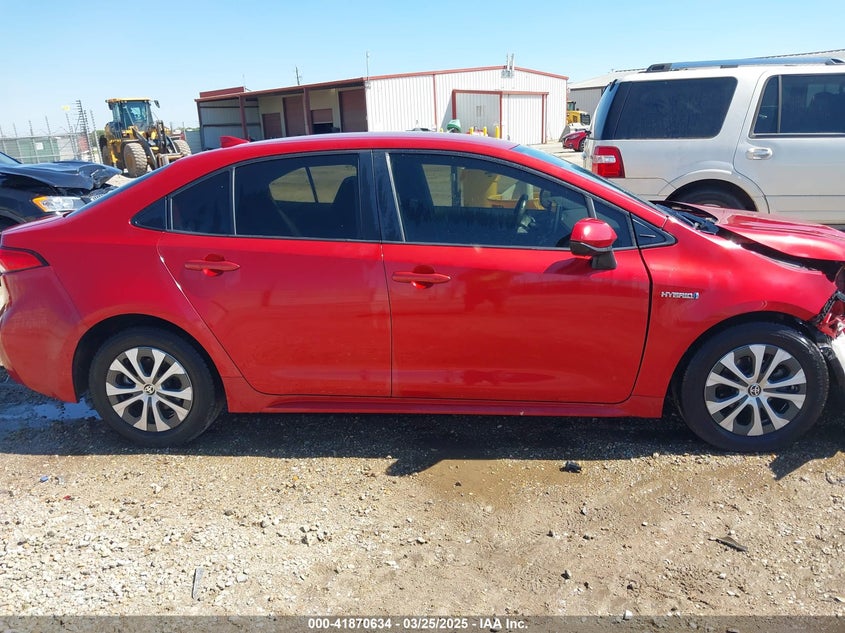 2021 TOYOTA COROLLA VIN: JTDEAMDE7MJ004448