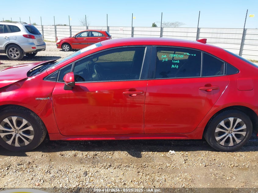 2021 TOYOTA COROLLA VIN: JTDEAMDE7MJ004448