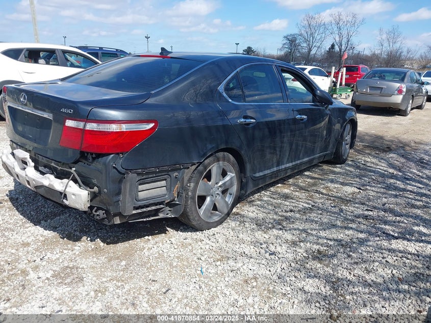 2009 LEXUS LS 460 VIN: JTHBL46F695087887