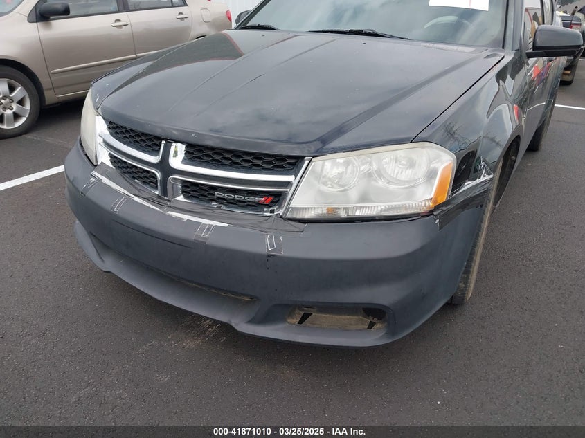 2012 DODGE AVENGER VIN: 1C3CDZCB3CN195221