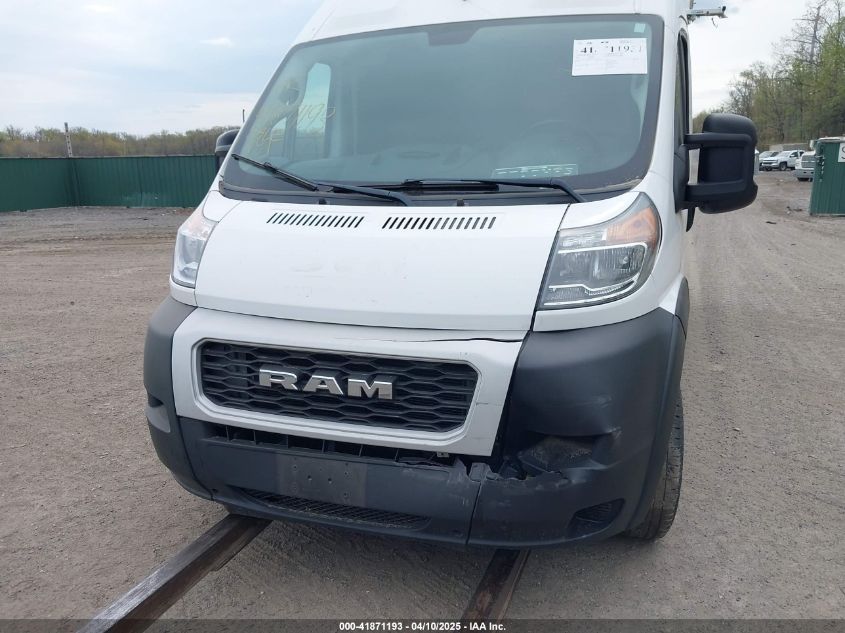 2019 Ram Promaster 2500 High Roof 159 Wb VIN: 3C6TRVDG4KE527547 Lot: 41871193