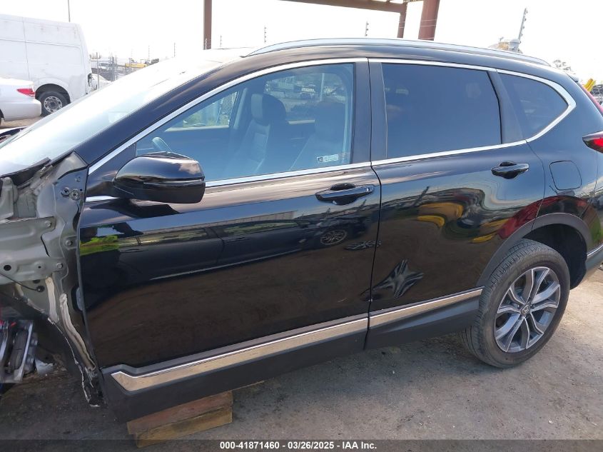 2021 Honda Cr-V Hybrid Touring VIN: 7FART6H90ME020796 Lot: 41871460