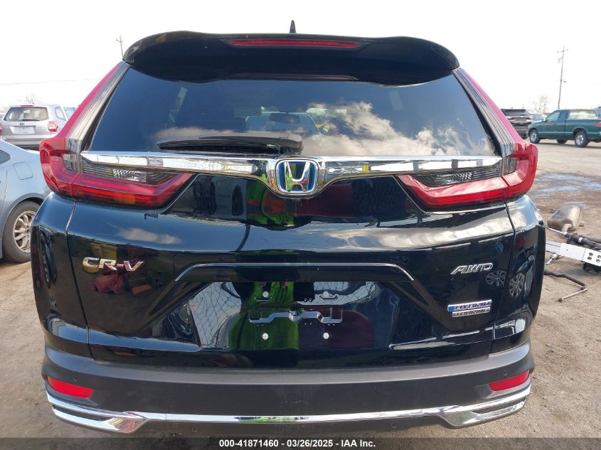 2021 Honda Cr-V Hybrid Touring VIN: 7FART6H90ME020796 Lot: 41871460