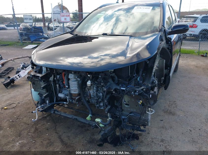 2021 Honda Cr-V Hybrid Touring VIN: 7FART6H90ME020796 Lot: 41871460