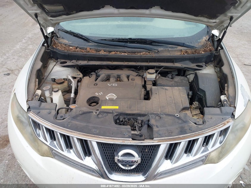 2009 NISSAN MURANO VIN: JN8AZ18W59W101798