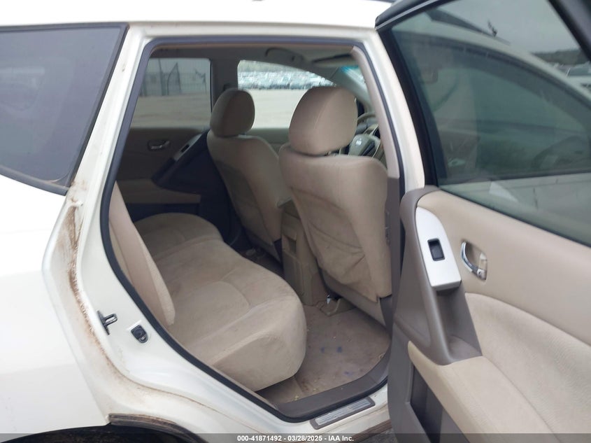 2009 NISSAN MURANO VIN: JN8AZ18W59W101798
