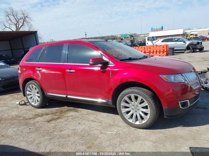 2012 LINCOLN MKX VIN: 2LMDJ6JK3CBL06887