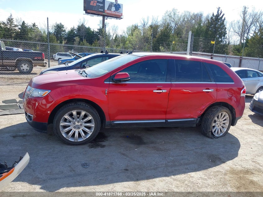 2012 LINCOLN MKX VIN: 2LMDJ6JK3CBL06887