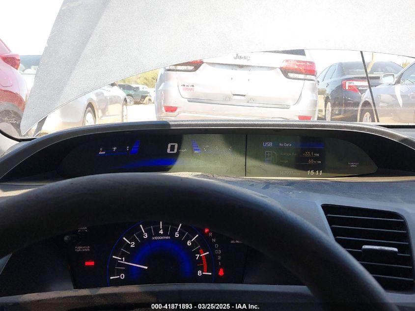 2012 Honda Civic Lx VIN: 2HGFG3B53CH536426 Lot: 41871893