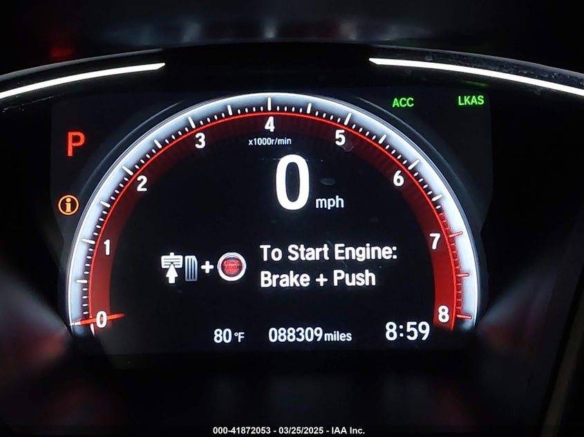 VIN 2HGFC2F80MH545483 2021 HONDA CIVIC SPORT