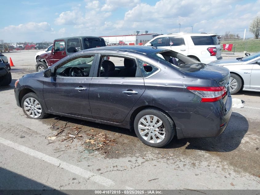 2015 Nissan Sentra Sv VIN: 3N1AB7AP1FY352850 Lot: 41872815